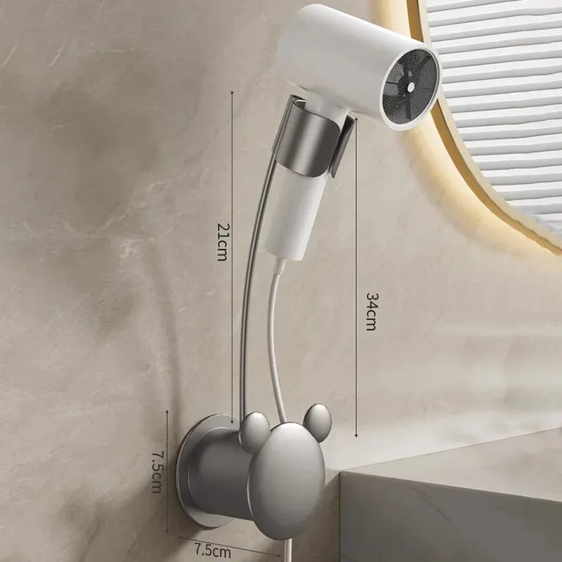 StyleSpin™ Hair Dryer Holder 💨 — 360° Hands-Free Styling