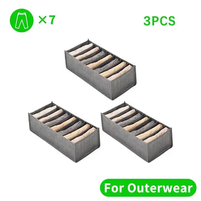 Organizador de ropa para armarios, pantalones, vaqueros, caja de almacenamiento, organizador de armario