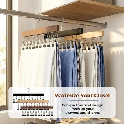 HatNest™ Wooden Organizer 🎩 — Neat Storage, Easy Access