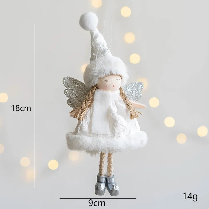 Girl With Plush Deer Antlers Christmas Tree Ornament Shop1104342847 Store