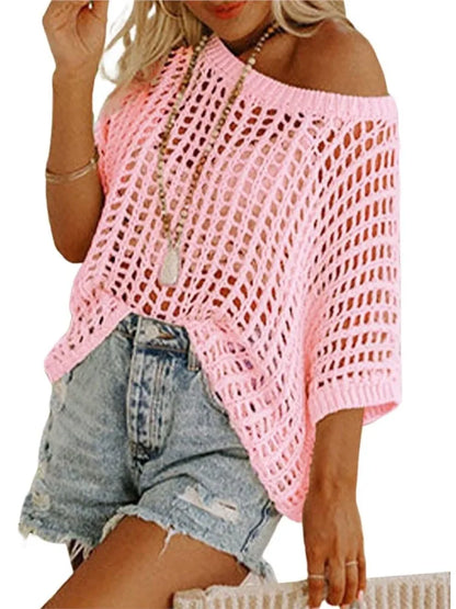 BreezeChic™ Crochet Summer Top ☀️✨ Light, Airy & Stylish