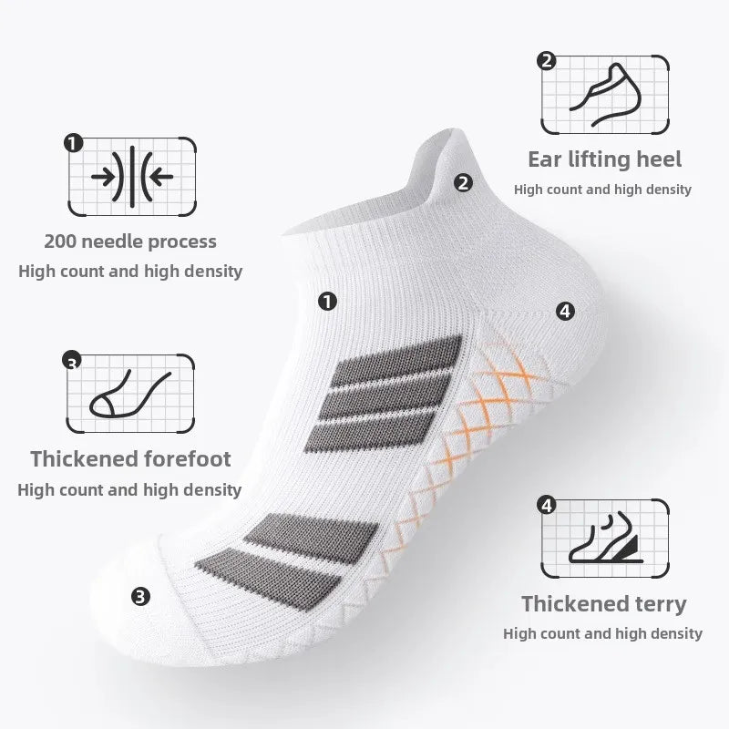 InvisiFit Sport Socks – Ultimate No-Show Comfort & Grip