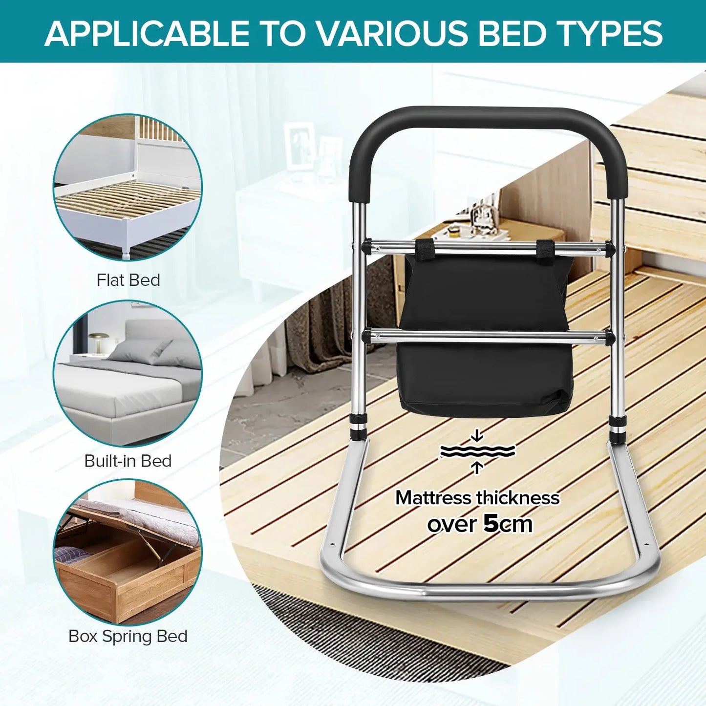 Adjustable Safety Bed Rail For Adult Standing Aid Elderly Bed Handle AliExpress