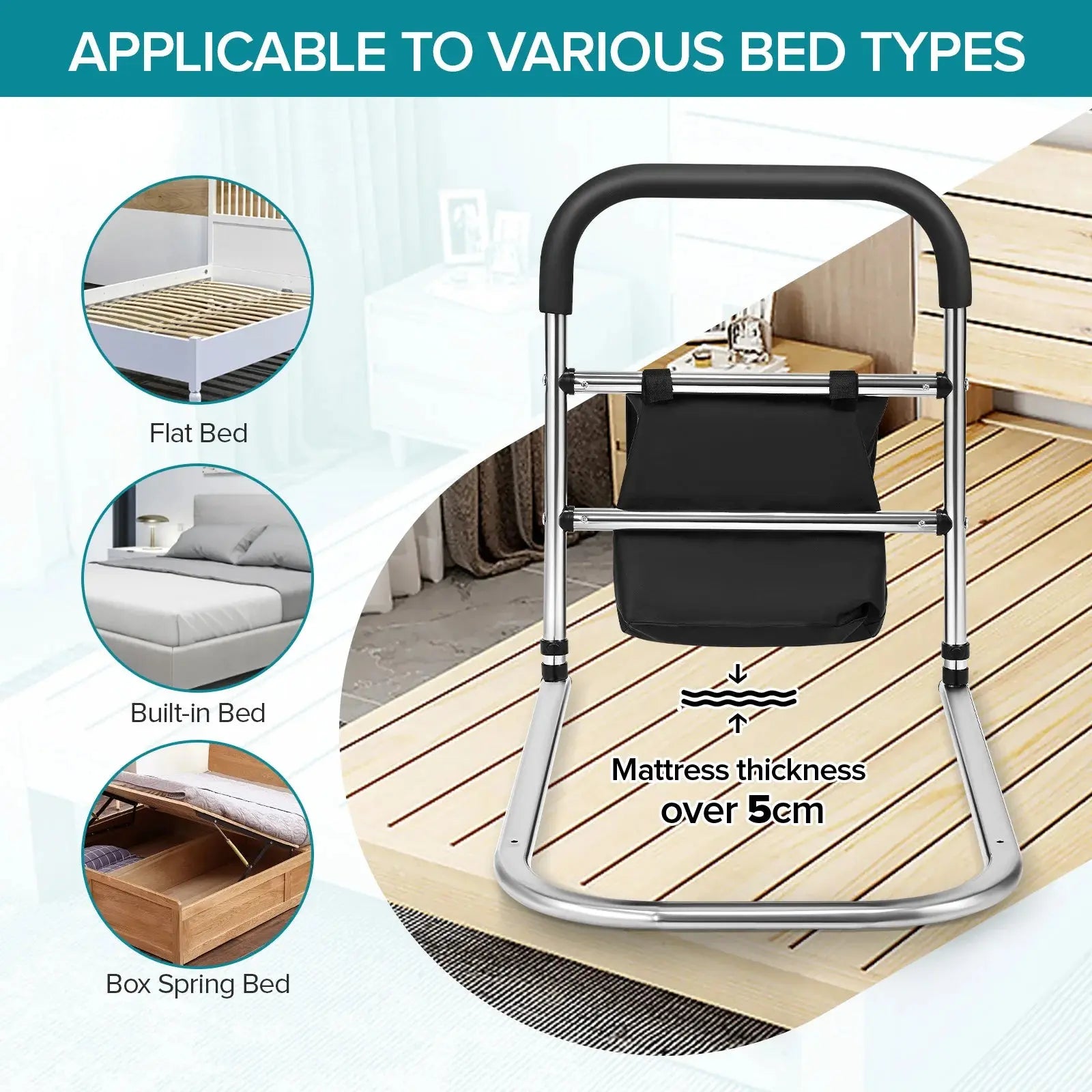 Adjustable Safety Bed Rail For Adult Standing Aid Elderly Bed Handle AliExpress