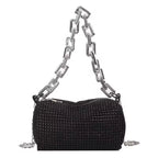 Allover Rhinestone Bucket Bag, Glitter Chain Prom Purse, Women's Mini Crossbody Bag (6.3*3.54) Inch Stone's Store