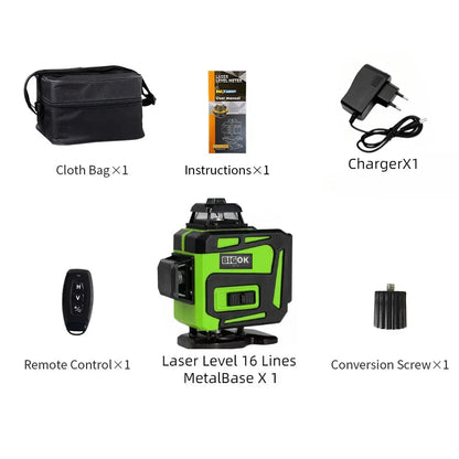 tripod/nivel a laser 16 Lines Laser profesional Level green line Self-leveling 360 autonivelant Shop1103845890 Store