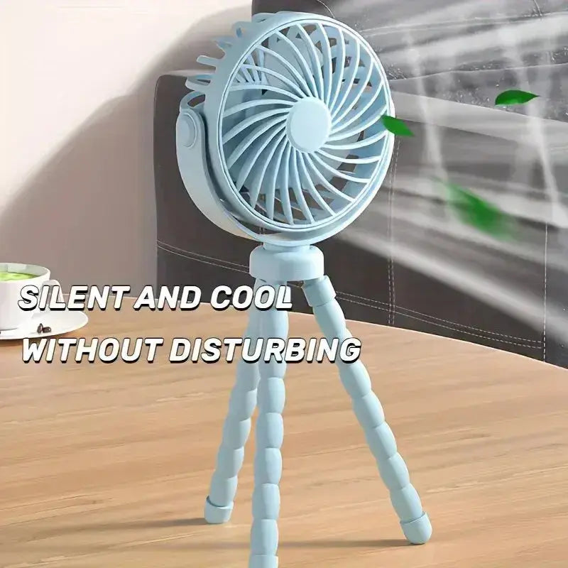  Octopus Multifunctional Mini Fan Portable USB Charging Small Fan Soft