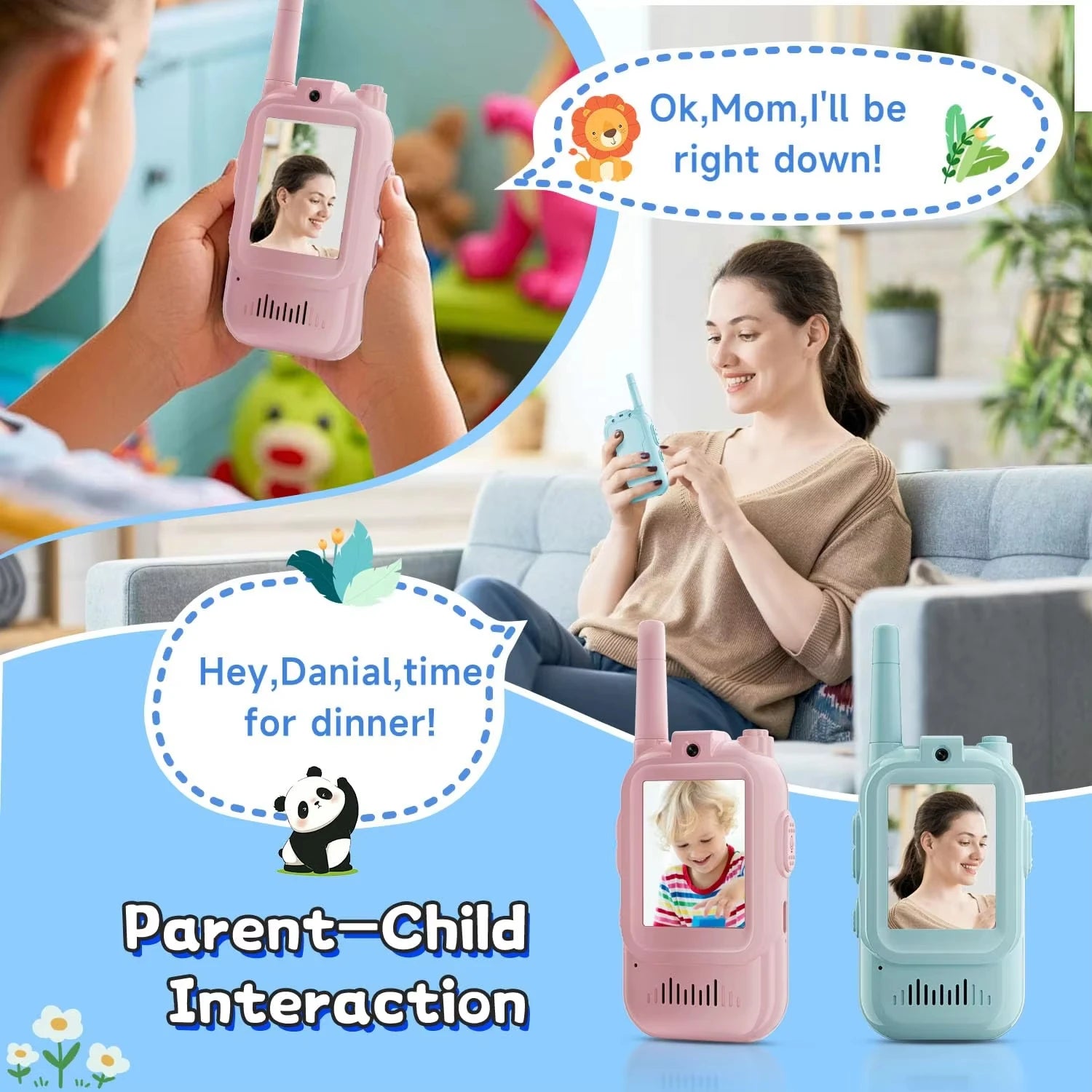 TalkPlay™ Video Walkie Set 📹📡 See. Talk. Play.