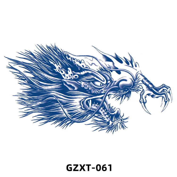 New Wholesale Juice Chest Stickers Tattoo Herbal Semi-permanent Back Tatoo Wings Tattoo Stickpaper WAM-girl Store Store