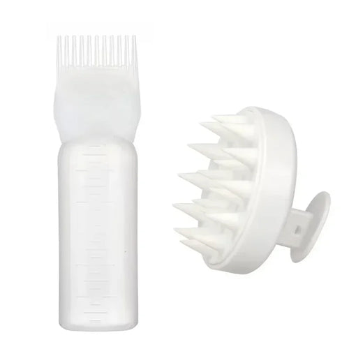 Silicone Shampoo Brush Head Scalp Massage Comb Hair Dye Tint Oil AliExpress