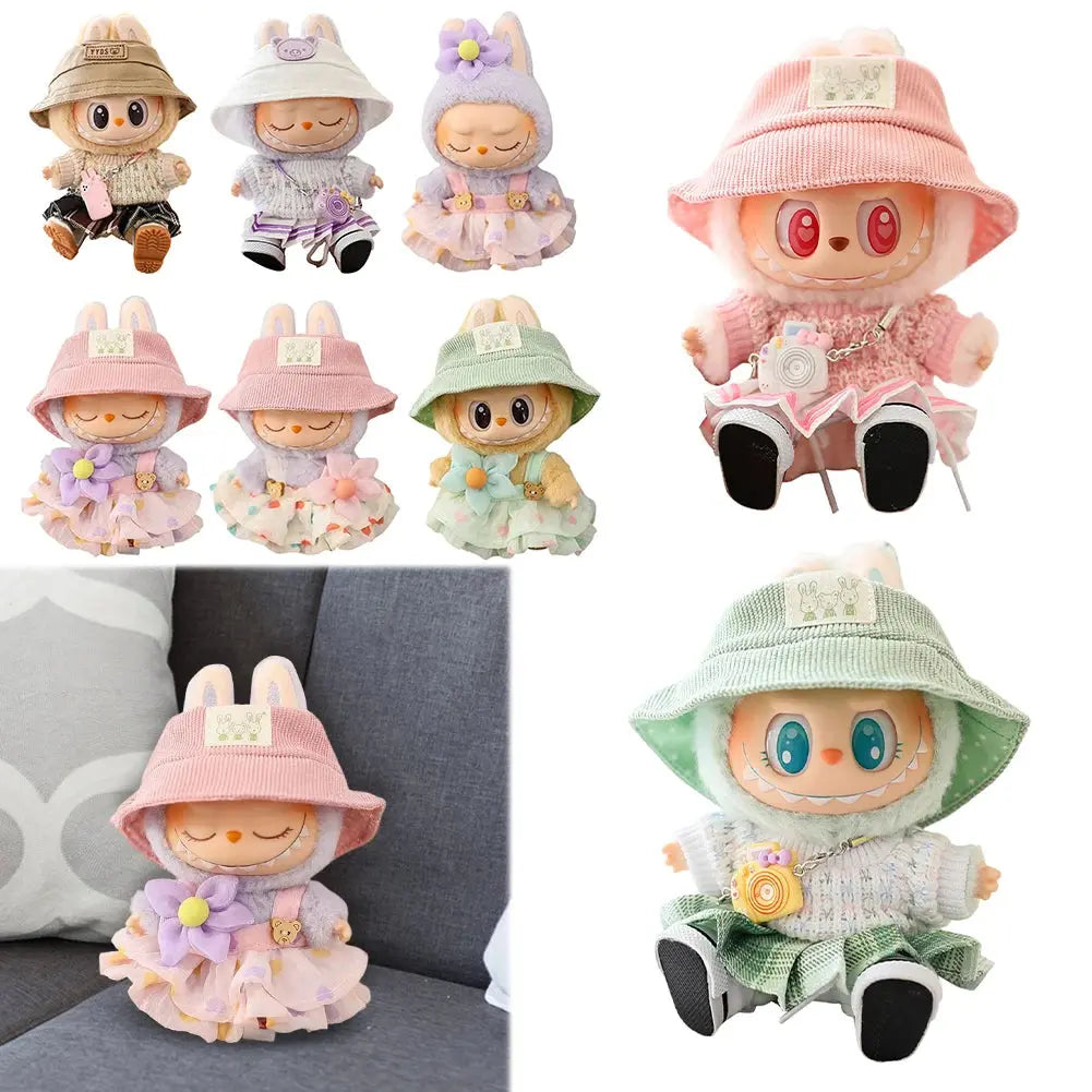 Labbubu Mini Doll Clothes Outfit Soft Knitted Sweater Suit Toy Gifts All Dropshipping Wholesale Store