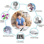A4 Led Drawing Copy Board Kids Toy To Draw Tablet 3 Level Dimmable AliExpress