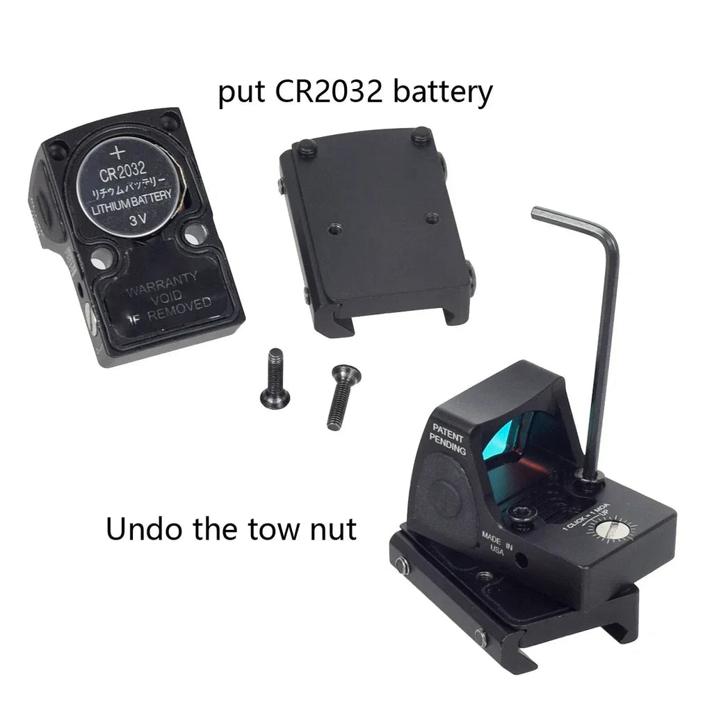 Mini RMR Red Dot Sight Scope Fit 20mm Rail Shop1103572318 Store