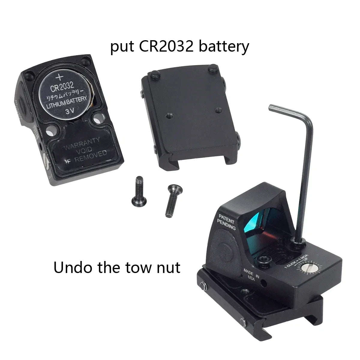 Mini RMR Red Dot Sight Scope Fit 20mm Rail Shop1103572318 Store