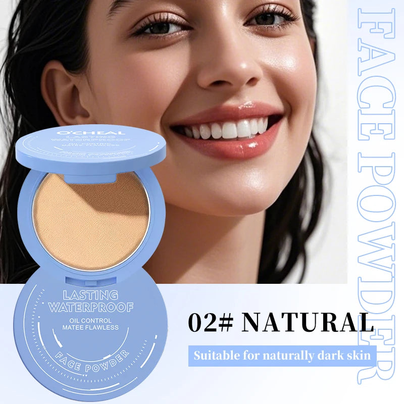 Long-Last Makeup Powder Cake – Oil Control & Flawless Finish!