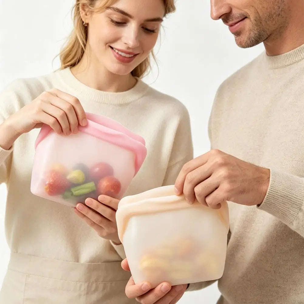 GreenLock™ Food Bags 🌎✨ — Eco-Friendly Food Storage Made Easy