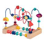 Montessori Wooden Roller Coaster Bead Maze for Toddlers Laime Store