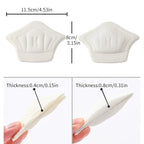 3pairs/6pairs Insoles Patch Heel Pads for Sport Shoes Back Sticker Adjustable Size Antiwear Feet Pad Cushion Insert Insole
