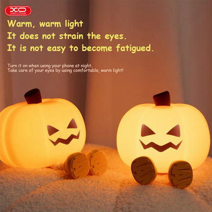 Spooky Smile Pumpkin Light – Glow-in-the-Dark Halloween Decor!