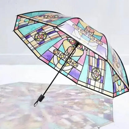 Artful Skies – Stained Glass Auto Umbrella Shop1104334801 Store