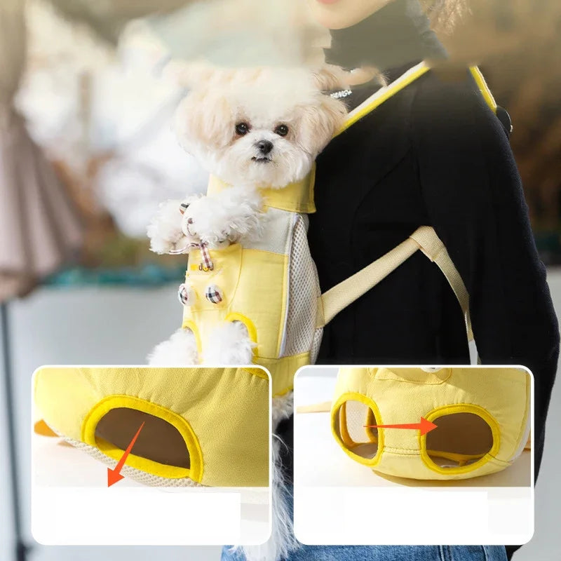 PawSnug™ – Hands-Free Chest Carrier for Pets 🐶