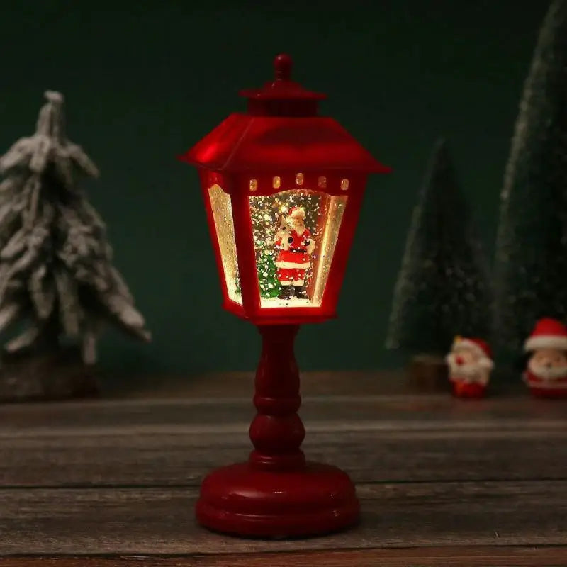 Christmas Decorations Wind Lamps Music Illuminated Night Light Santa Creative Ornaments Table Lamps Christmas Home Decoration