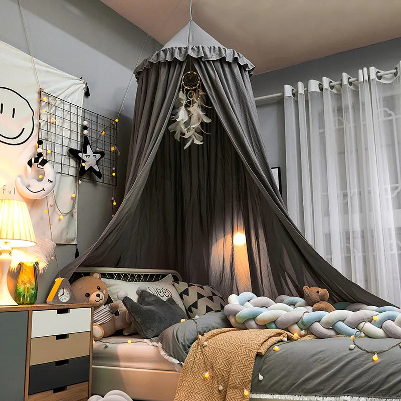Hung Dome Mosquito Net for Baby Children Crib Bed Tent Girls Kids Bedding Living Room Decor Corner Canopy Tent Mosquito Net Bebe Shop1104626290 Store