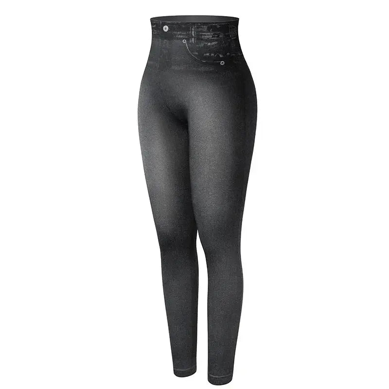 Push Up High Waist Denim Leggings I-BUBU Store