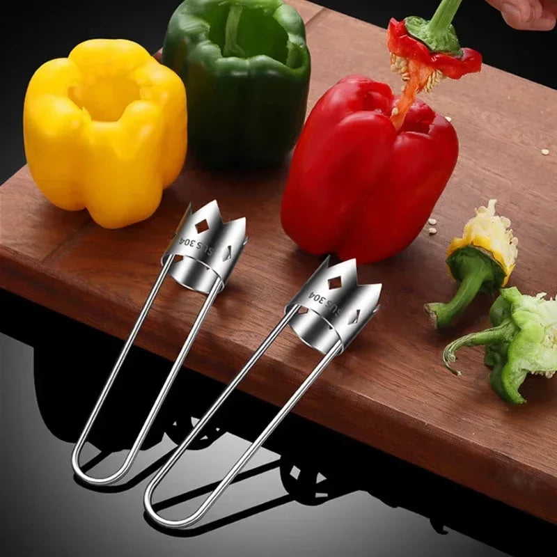 Kitchen Pro Corer – Works for Apples, Pears & Tomatoes!