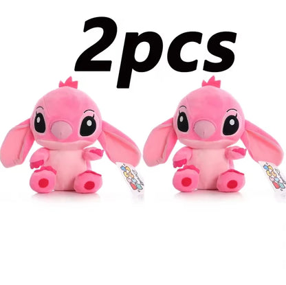 12cm 20cm 25cm Stitch Stuffed Plush Models Cartoon Stuffed Plush Dolls Anime Plush Baby Toys Kawaii Kids Birthday Gift
