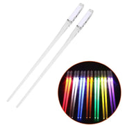 1 Pair LED Lightsaber Chopsticks Luminous Reusable Kitchen Light Up