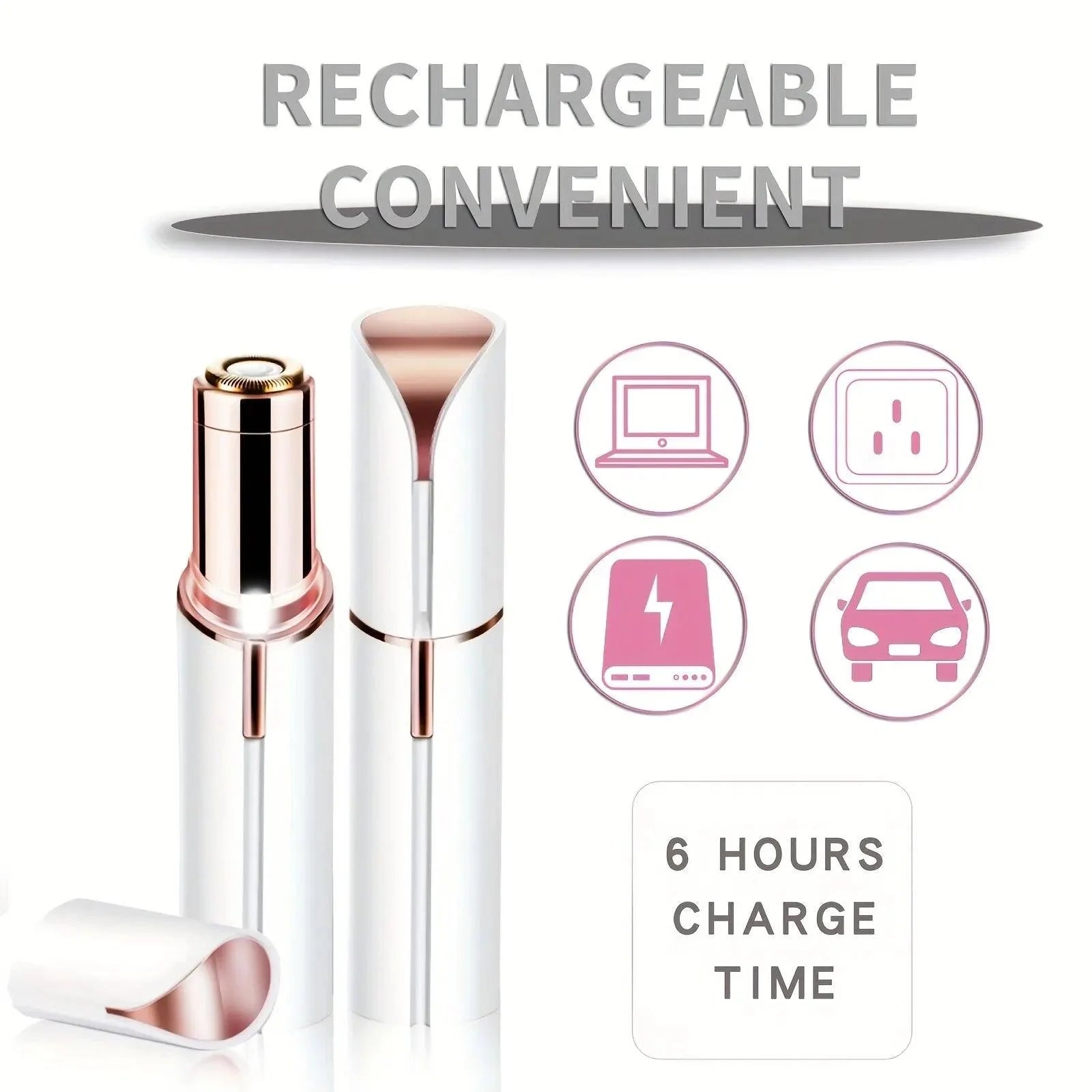 Portable Painless  Electric Hair Remover For Women Stone's Store