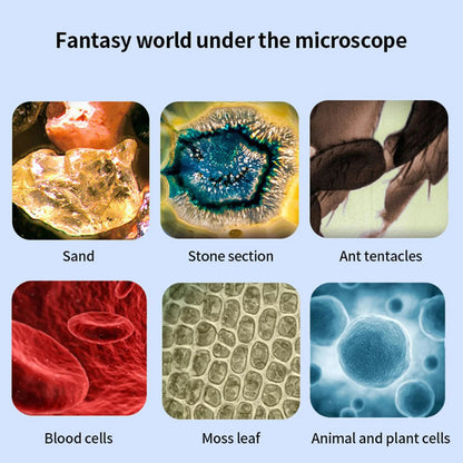 60-120x Pocket Microscope Battery Powered Handheld Mini Microscope with LED Light Portable High Definition Children JZ Local Warehouse Store