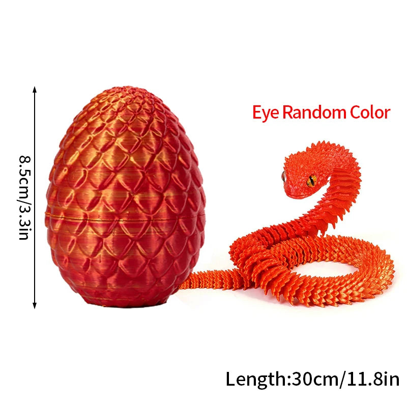 FlexiCrystal Dragon: 3D-Printed Magic in Motion Creatinglife Store