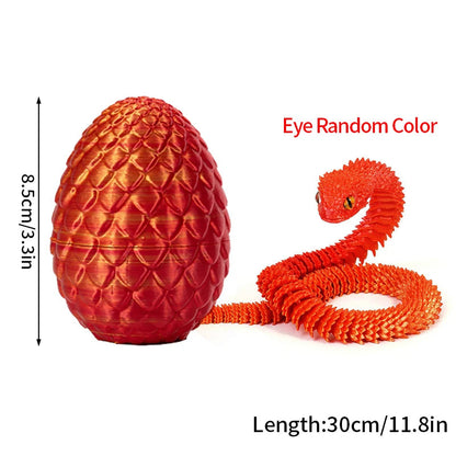 FlexiCrystal Dragon: 3D-Printed Magic in Motion Creatinglife Store