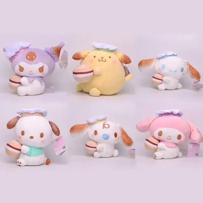 20cm Sanrio Cartoon Plush Toy Kawali Cinnamoroll Kuromi My Melody Soft FunnyCHood Store