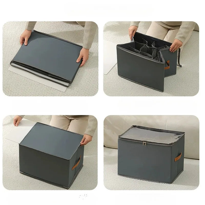 Neat Feet: Fabric Shoe Organizer Storage Box