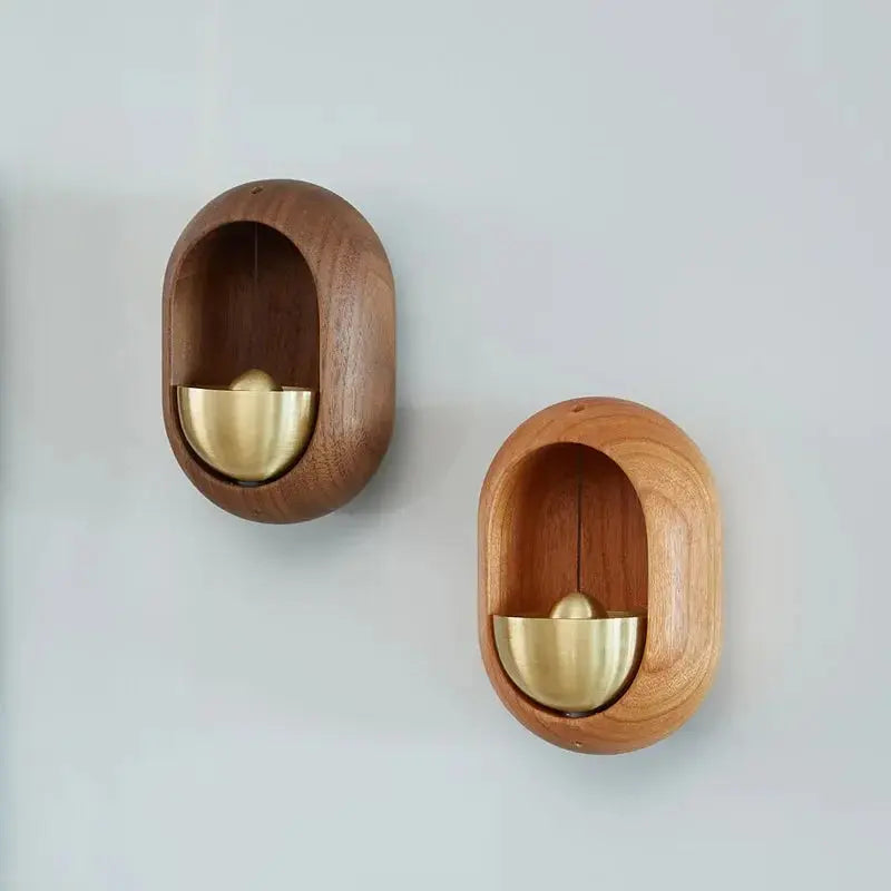 Wooden Wind Chimes Wireless  Doorbell Entrance Door Bell Decorative Wind Bell for Home Opening Hanging Decorations Love Life Home Store
