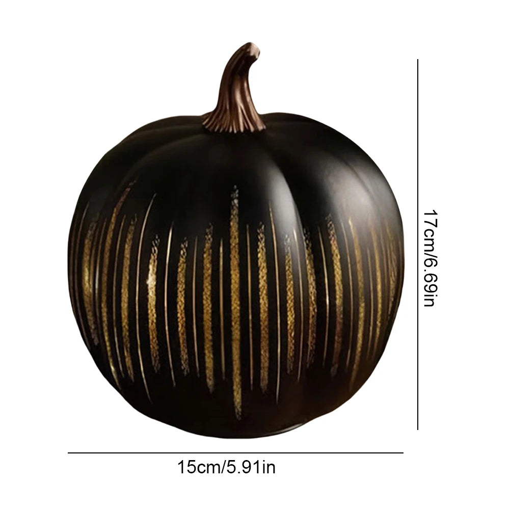 Calabazas Crepusculares – ¡Decoración de Halloween Escalofriante y Brillante!