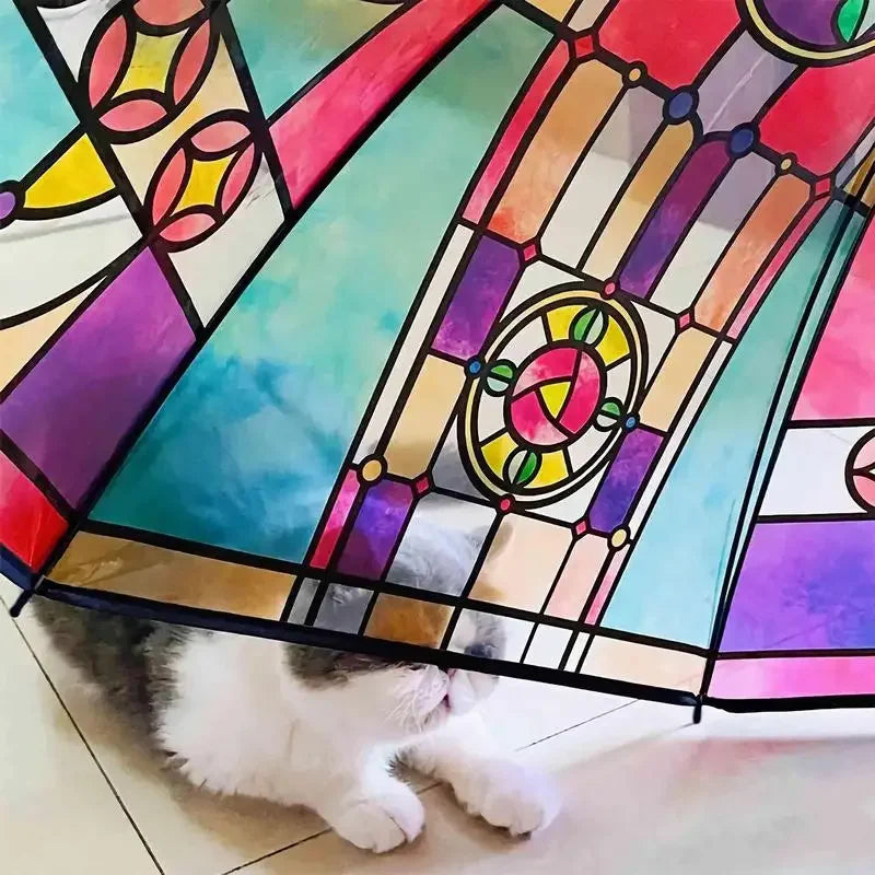 Artful Skies – Stained Glass Auto Umbrella Shop1104334801 Store