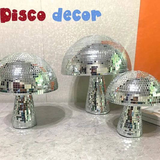 Disco Mushrooms Bedroom Decoration Disco Ball Mushroom Wedding AliExpress