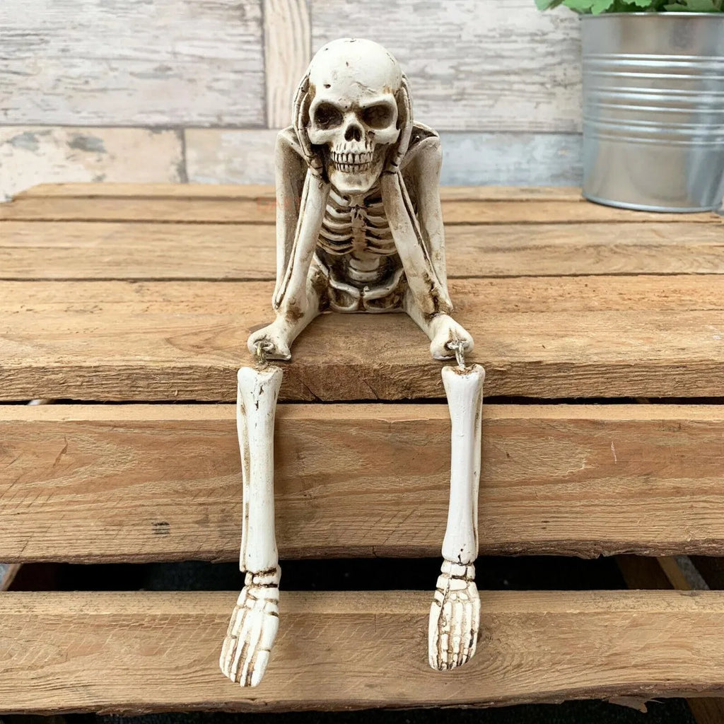 SkullFlame™ Halloween Fireplace Decor