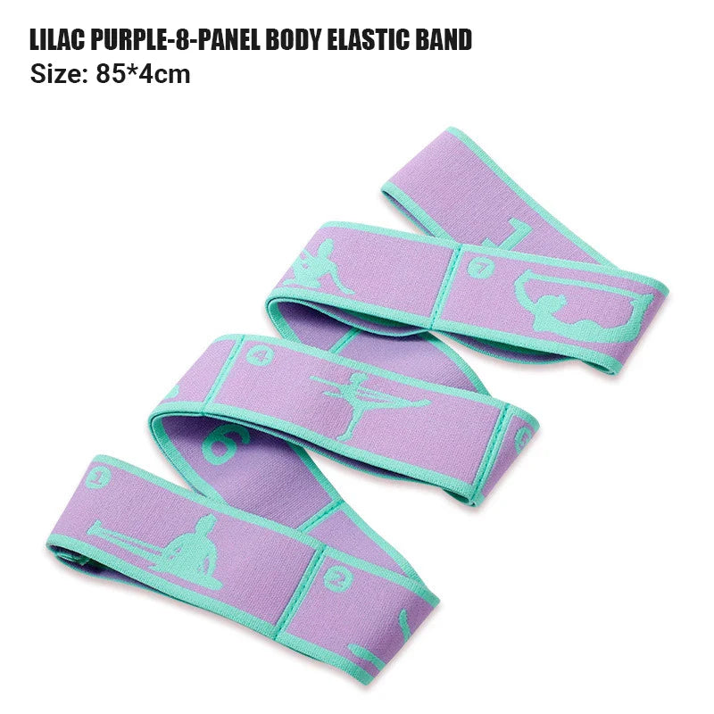 Multi-Section Elastic Yoga Resistance Bands Adult Child Dance Training Gym Home Pilates Exercise Pull Strap Belt Fitness Sport SPORT-1 Store