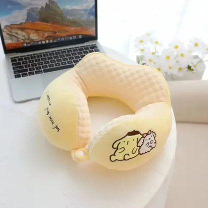 Cartoon Sanrio Kuromi U-shaped Neck Pillow Protecting Cervical Pillow