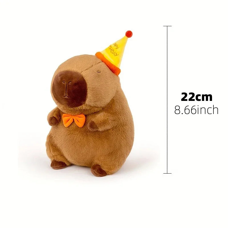 23cm Capybara Plush Simulation Capibara Anime Fluffty Toy Cute Doll Stuffed Animals Soft Doll Plush Christmas Thanksgiving Gift Stone's Store