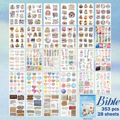 FaithWords™ Christian Verse Sticker Book ✝️📖