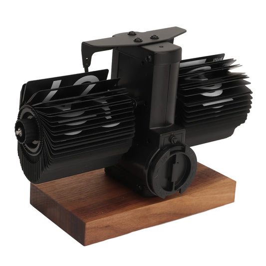 12 Hours Digital Flip Down Clock Minimalist Retro Automatic Turning Mechanical Flip Clock for Home Study Room Decoration