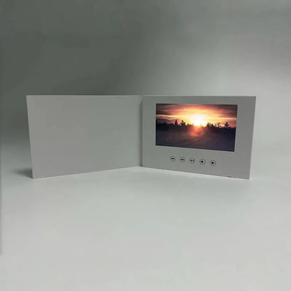 Video Book Card 4GB Lcd Invitation Gift Music Greeting Card Upload