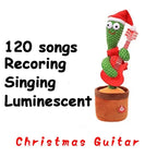 A talking cactus toy that can be charged, recorded, and repeated. Suitable for Spanish, English, and Arabic  voice changer Shop1104086959 Store