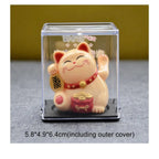 Solar Waving Lucky Cat: Eco-Friendly Maneki Neko for Home and Office Good Fortune ACCHAMP Store
